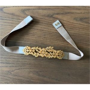 BCBGMaxAzria Rhinestone Stretch Belt Size M